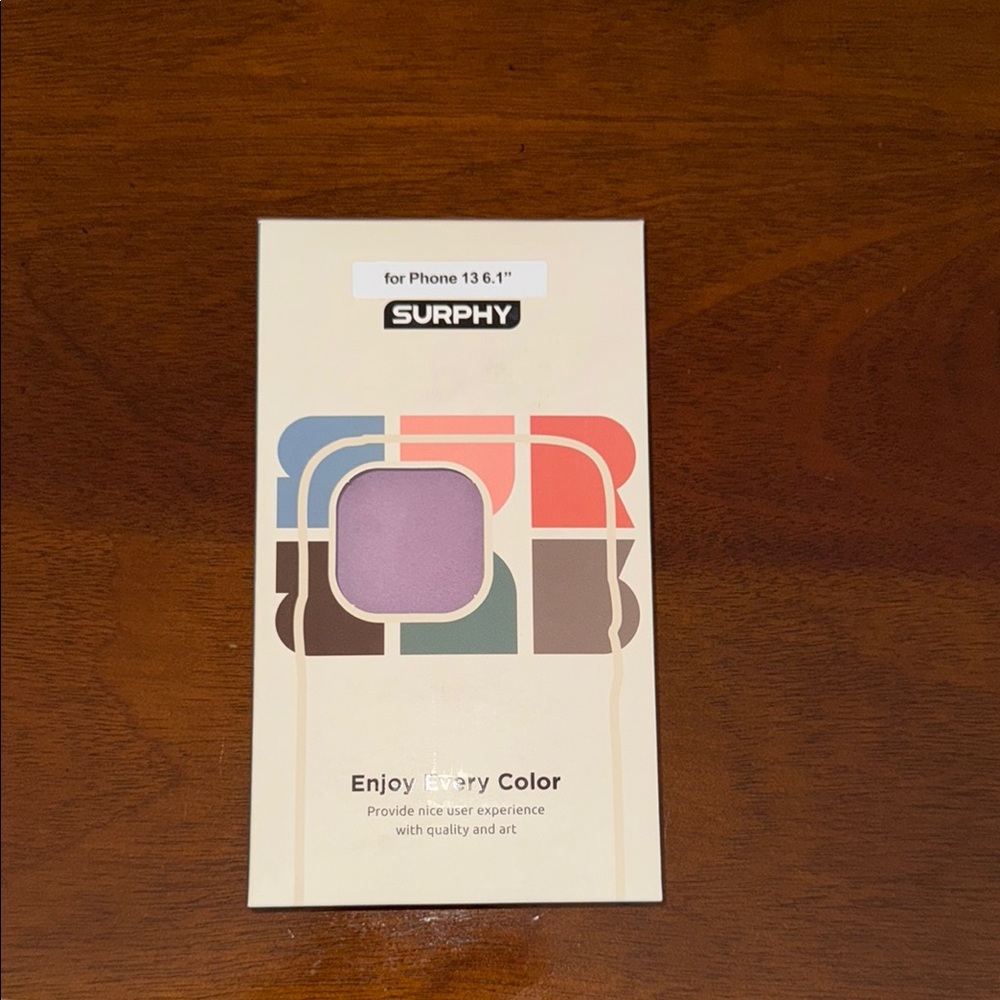 IPHONE 13 silicone phone case and screen protector Barely used